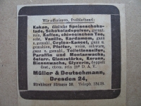 Kakao, Kaffee, Schokolade ..., Müller & Deutschmann Dresden, 1919