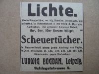 Lichte,  Scheuertücher, Ludwig Bogdan Leipzig, 1919