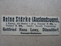 Reine Stärke, Gottfried Hans Lewy Düsseldorf, Concordiahaus, 1919