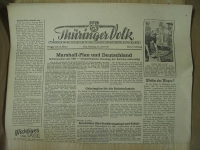 Thüringer Volk, Gera, 29. Juli 1947