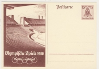 Postkarte Olympische Spiele Berlin 1936