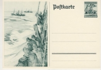 Postkarte Winterhilfswerk, Schiffe