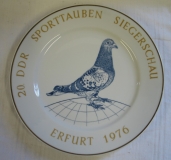 Teller Sporttauben Erfurt, 1976
