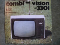 Prospekt Fernsehgerät combi- vision RF 3301, RFT, 1980