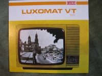 Prospekt Fernsehgerät Luxomat VT 131, RFT, 1980