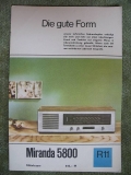 Prospekt Mittelsuper Miranda 5800, 1968