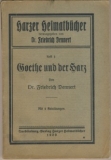 Goethe und der Harz, 1920