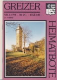 Greizer Heimatbote, Heft 11/ 1992