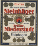 Echter Steinhäger, Steinhagen Westfalen, Friedrich Niederstadt