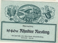 1940-er Rhoder Riesling, Zapf Zeulenroda