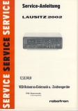 Service- Anleitung "Lausitz 2002", DDR 1980