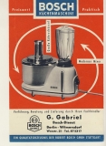 Bosch Küchenmaschine, 50-er Jahre