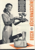 Bosch Küchenmaschine, Prospekt 1952