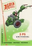 Prospekt Agria Universal Motorgerät, 1955