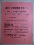 Nährmittel- Herstellung, Ernst Gerzymisch Berlin, um 1920,#1
