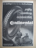 Continental Reifen, Inserat 1939