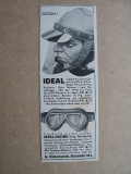 IDEAL Motorradbrillen, G. Eichenwald Düsseldorf, 1938