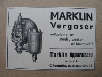 Marklin Vergaser, Chemnitz, 1938