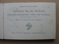 Alphabete für die Stickerin, Stickmuster, um 1900