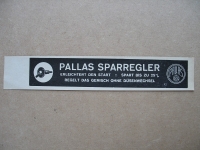 PALLAS Sparregler, 1928