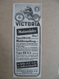 VICTORIA Werke Nürnberg, Motorräder KR 12 N, KR 25 S, 1939 #1