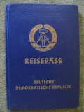 Reisepass DDR, ausgestellt 1987 in Werdau