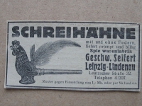 Geschwister Seifert Spielwarenfabrik Leipzig- Lindenau, Schreihähne, 1925 #2