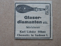 Glaserdiamanten, Karl Lehder Chemnitz, 1925 #2