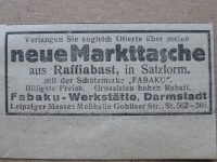 Raffiabast, Fabaku- Werkstätte Darmstadt, 1925 #2