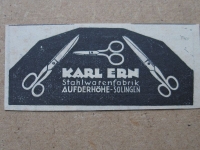 Karl Ern Stahlwarenfabrik Aufderhöhe- Solingen, 1925 #2
