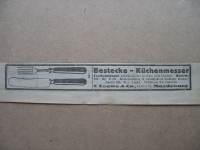 Bestecke, Küchenmesser, C. Loewe & Co. Magdeburg, 1925 #2