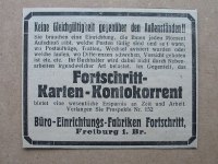 Büro- Einrichtungs- Fabriken Fortschritt, Freiburg, 1925 #2