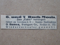 6. und 7. Buch Mosis, O. Bames Stuttgart