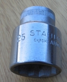 Steckschlüsseleinsatz, Nuss, Stahlwille, 25-er, unbenutzt