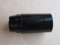 Lampenfassung aus Bakelit, E14, DDR, unbenutzt
