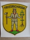 Abziehbild Friedrichroda, DDR um 1960
