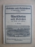 Anekdoten und Gedichte, 1909