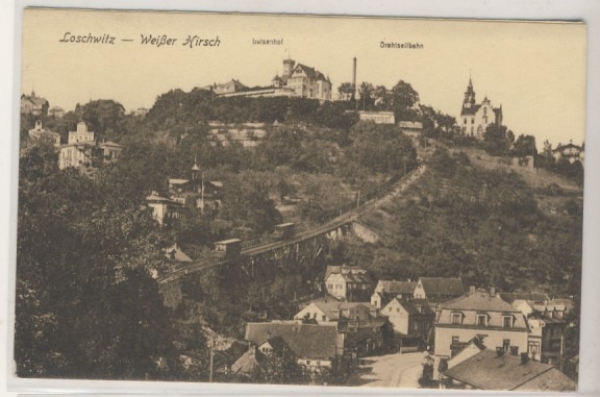Dresden Loschwitz, Weißer Hirsch, um 1920