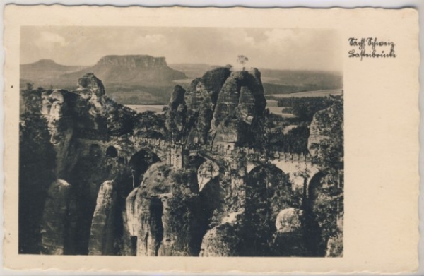 Sächsische Schweiz, Bastei, um 1950