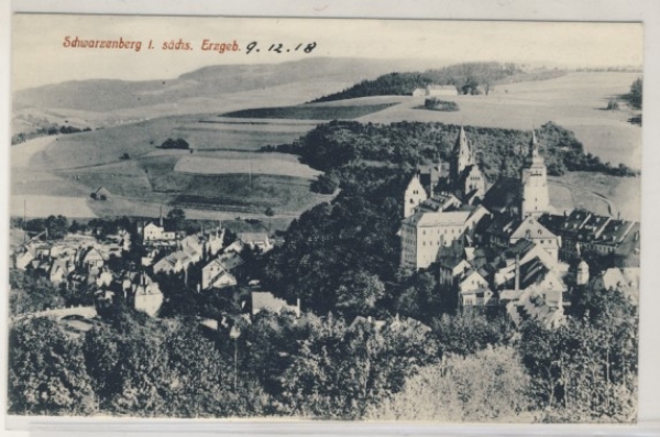 Schwarzenberg Erzgebirge,  1918