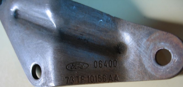 Halterung, Halteplatte Ford Taunus, Granada, Capri, 73TF10156AA