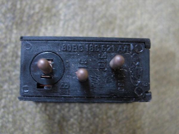 Schalter Heckscheibenheizung Ford Escort 2, 80BG18C621AA, #3