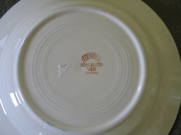 Kinderteller DDR 60-er/ 70-er Jahre, Steingut, #1