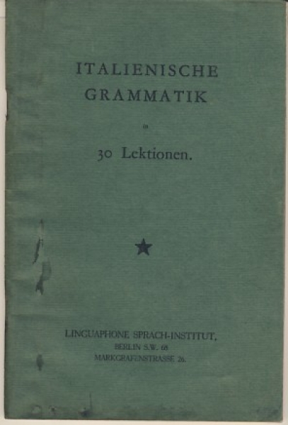 Italienische Grammatik