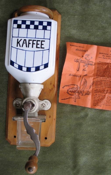 Wandkaffeemühle Leinbrocks Ideal, D.R.G.M.