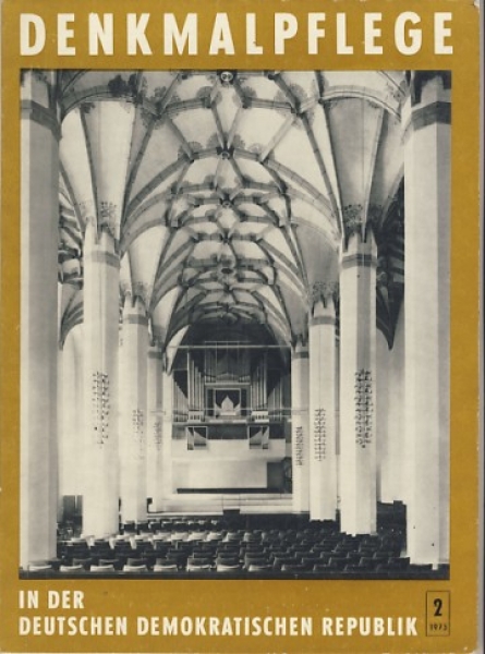 Denkmalpflege in der Deutschen Demokratischen Republik Heft 2 /
