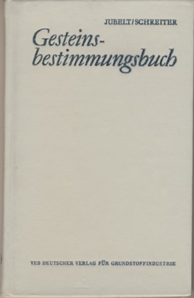Gesteinsbestimmungsbuch, DDR 1974