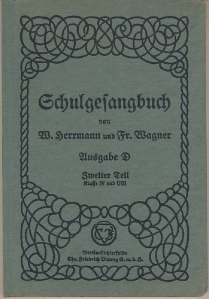 Schulgesangbuch, 1936, Volkslieder, Kunstgesänge