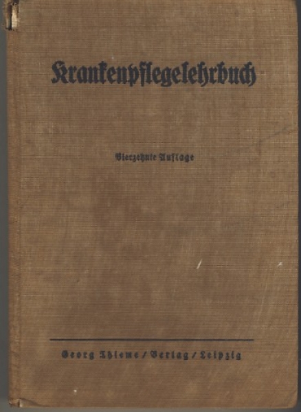 Krankenpflegelehrbuch, 1942