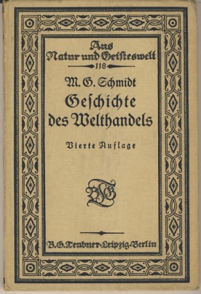 Geschichte des Welthandels, 1922